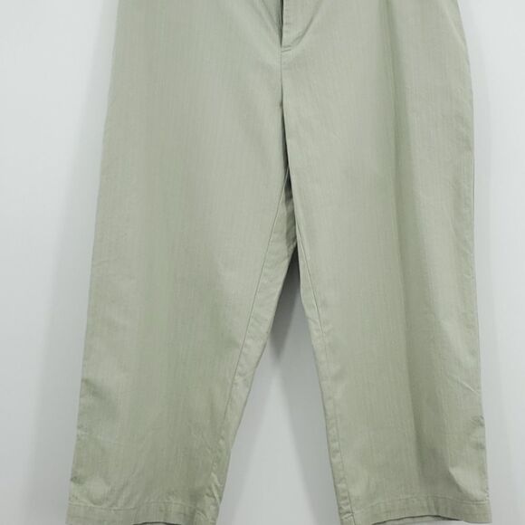 Croft & Barrow Classic Stretch Capris Soft Strips Women Pants Size 12 - Picture 4 of 16